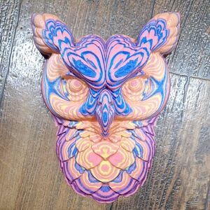 Psychedelic Owl Decor